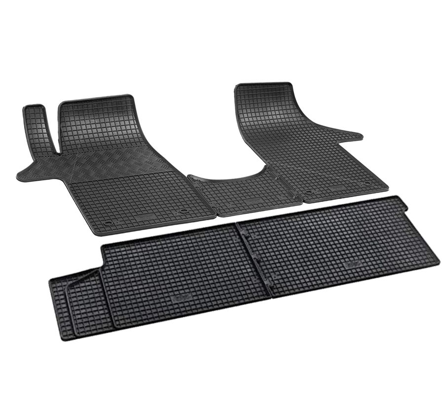 Alfombrillas de goma VW T5 Transporter Bus Shuttle